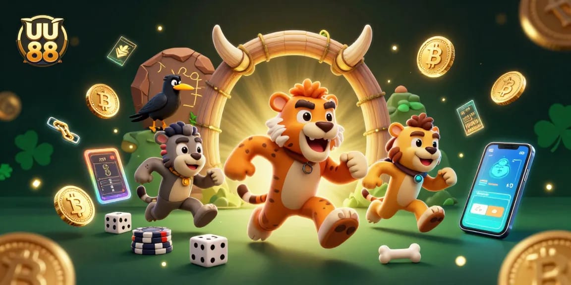 uu 88 engages players in a dynamic prehistoric casino with unique 3D characters and exciting gambling elements.