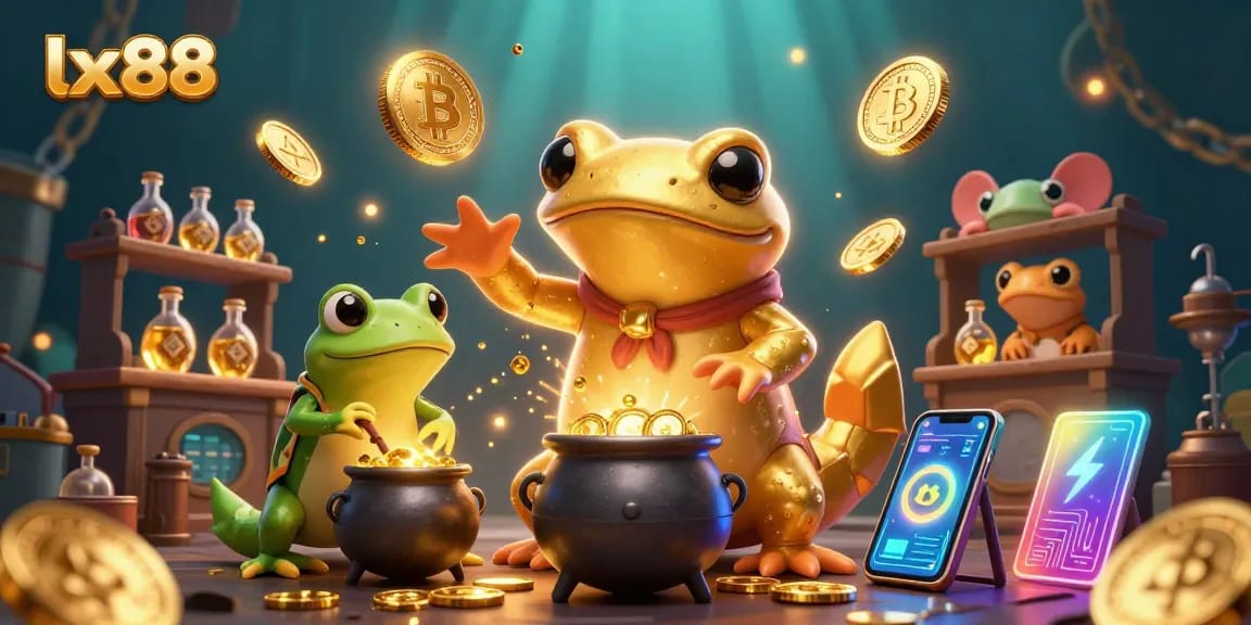 Experience the thrill of lx88's gold mining adventure with magical creatures transforming metals into riches.