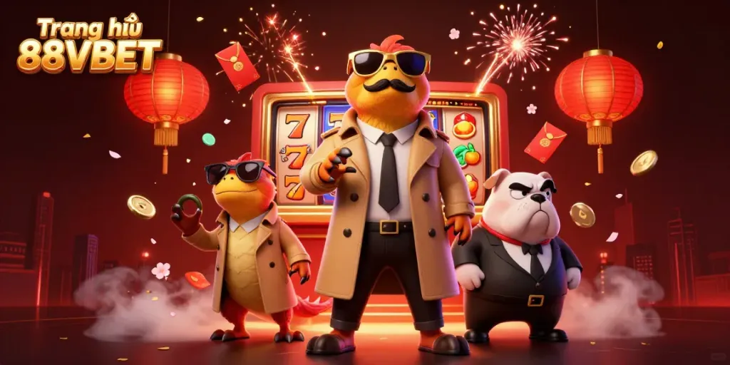 Experience thrilling play at Trang chủ 88VBET with cartoon raptors trying to enter a VIP lounge.