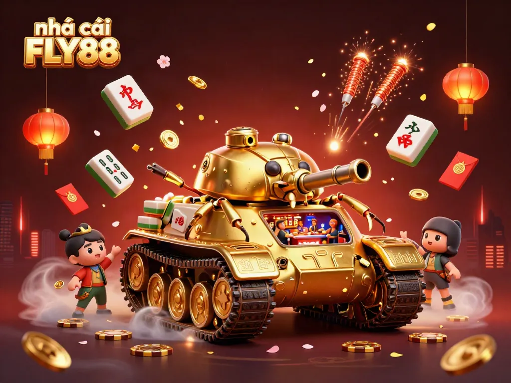 Engage in town’s number one entertainment hub with nhà cái FLY88 showcasing a playful, lively casino scene.