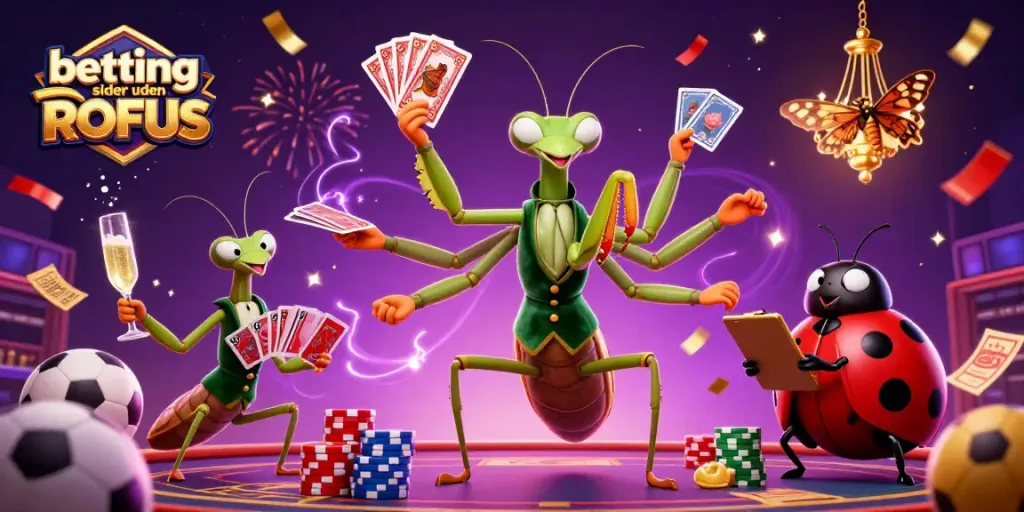 Engage with top betting sider uden ROFUS showcasing dynamic sports betting action in a vibrant scene.