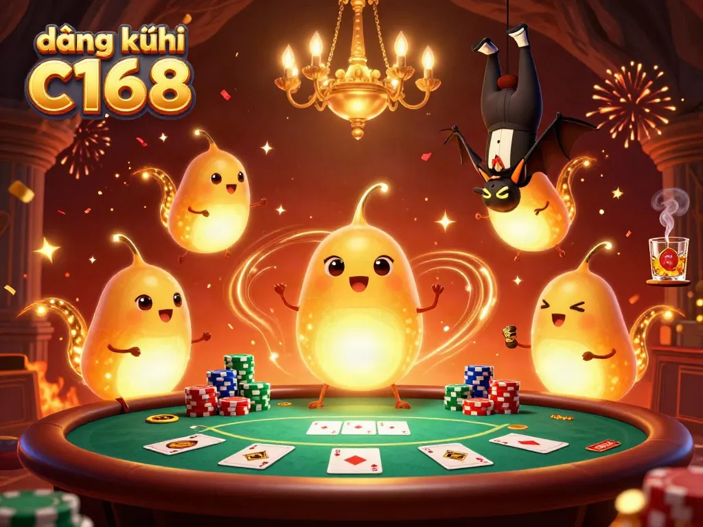 Experience the thrill of đăng ký c168 with colorful gambling elements in a vibrant casino setting.