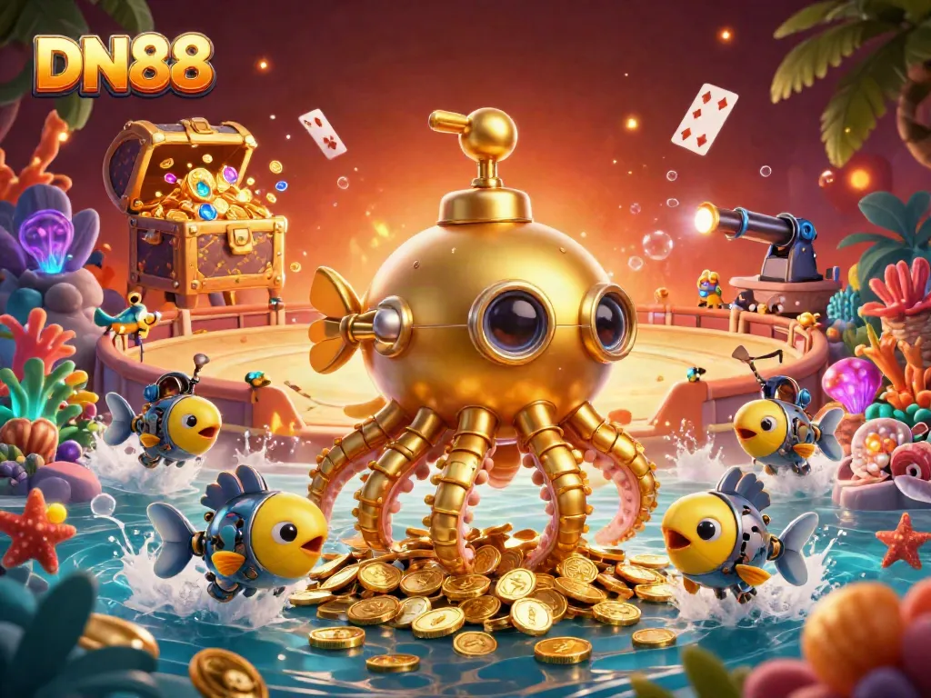 Experience the excitement of DN88 with a live cockfighting scene, full of dynamic interactions and vibrant visuals.