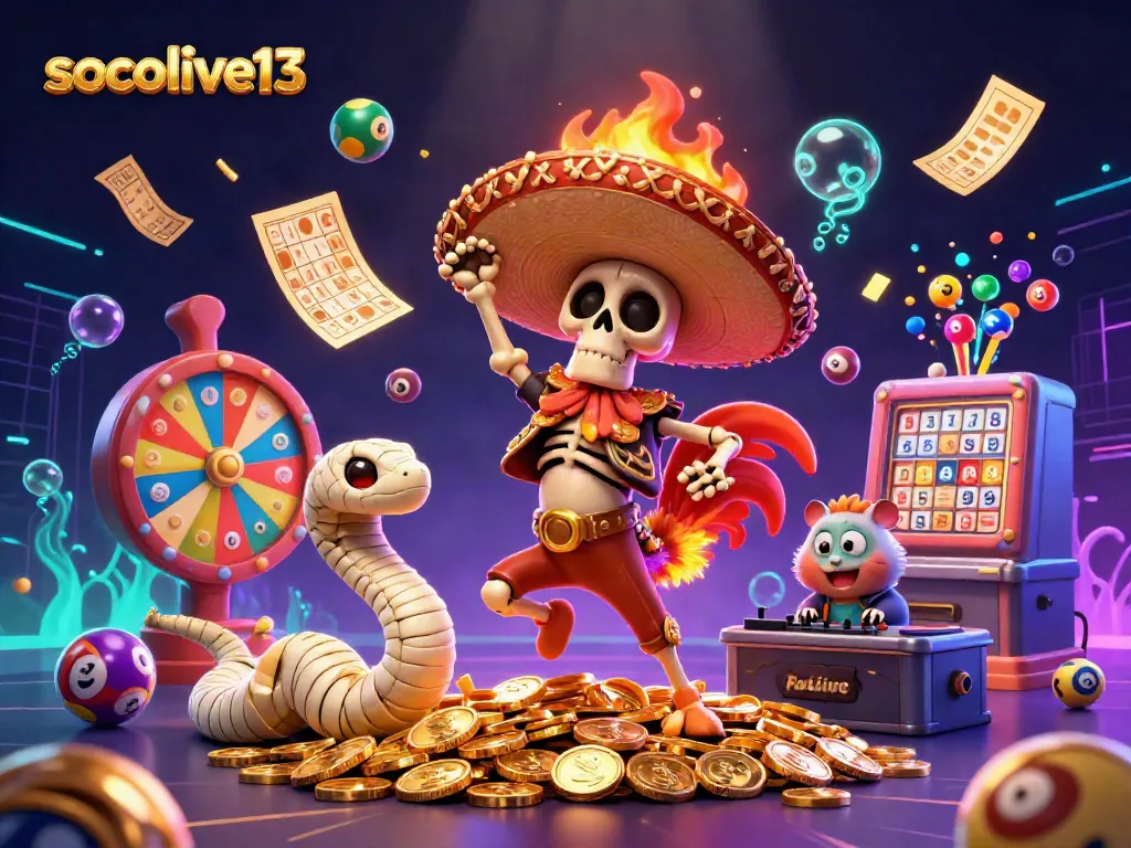 Socolive13 brings a vibrant celebration of online gambling with dynamic designs and game elements.